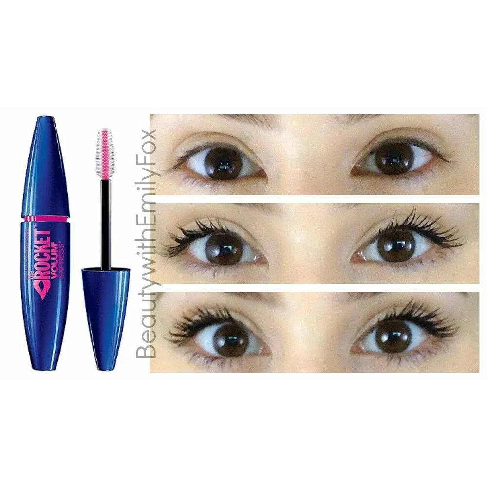 Maybelline The Rocket Volume Express Mascara Clump Free Rubber Bristle Brush